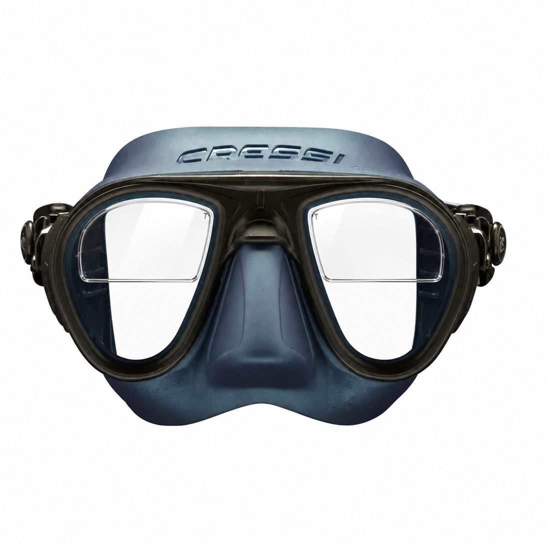 Masque de plongée apnée Cressi Calibro – Vision de loin, deux tiers supérieurs
