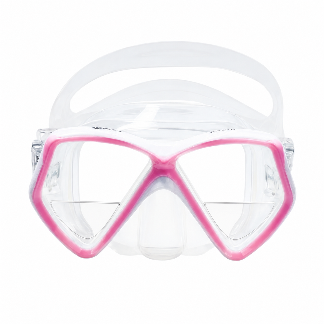 Ensemble de snorkeling Mares Pirate – Vision simple de près (zone de lecture)