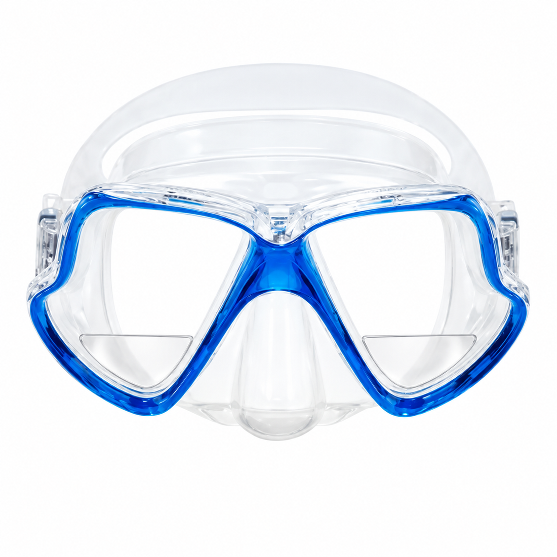 Masque de plongée et de snorkeling Mares Wahoo – Vision simple de près (zone de lecture)