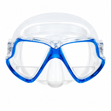 Masque de plongée et de snorkeling Mares Wahoo – Vision simple de près (zone de lecture)